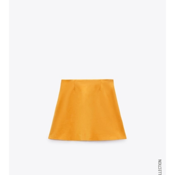 Zara Faux Suede Mini Skirt NWT - Picture 4 of 5